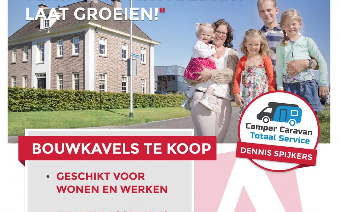 Plan Einsteinstraat. Bedrijfskavels wonen en werken.